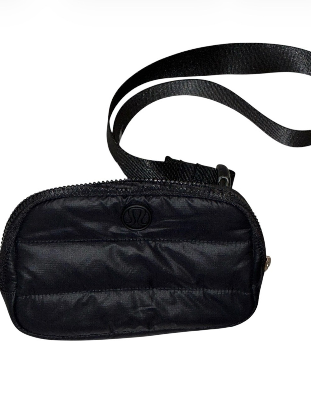 Like New Lululemon Black Quilted Crossbody/Belt Bag